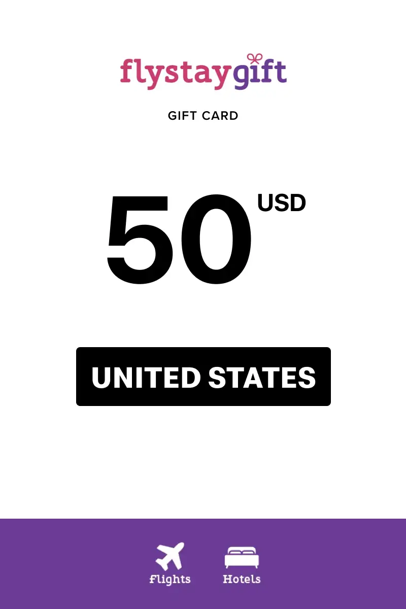 FlystayGift 50 USD Gift Card (United States) - Digital Key
