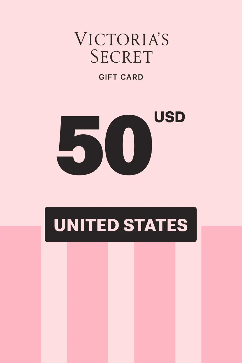 Victoria's Secret Pink 50 USD Gift Card (United States) - Digital Key