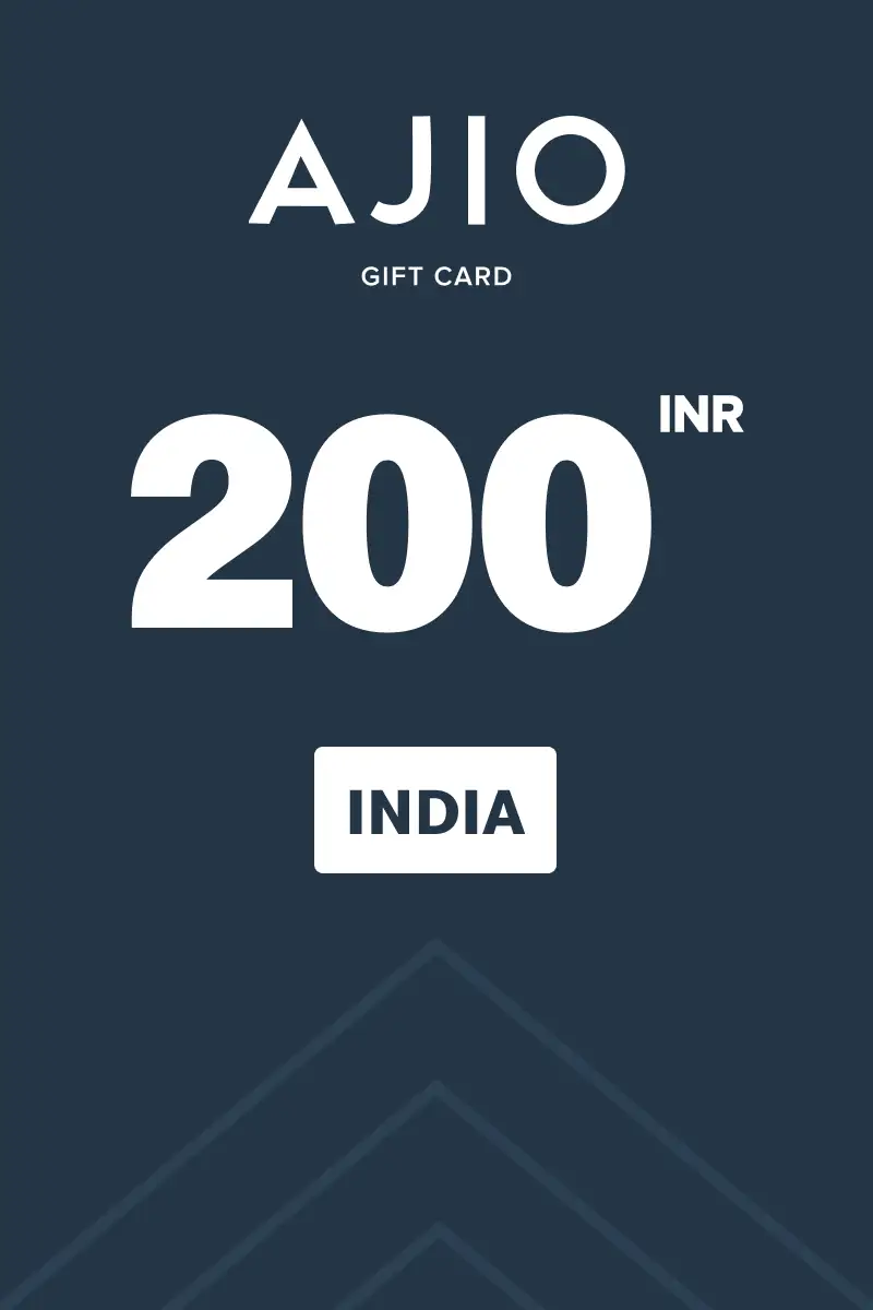 AJIO 200 INR Gift Card (India) - Digital Key