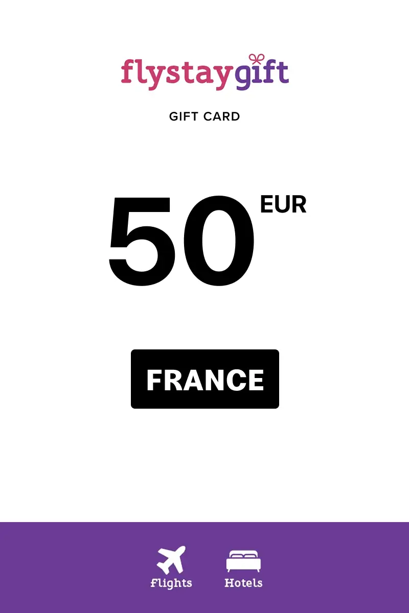 Flystay Gift 50 EUR Gift Card (France) - Digital Key afbeelding 1
