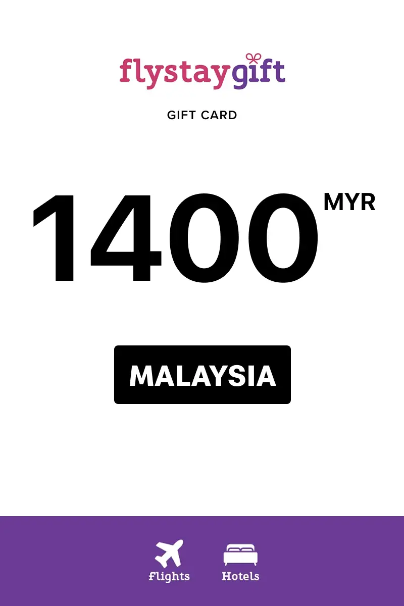 Flystay Gift 1400 MYR Gift Card (Malaysia) - Digital Key