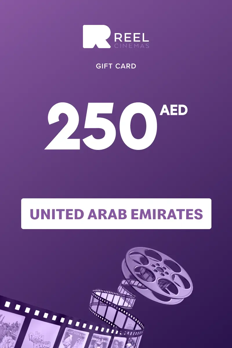 Reel Cinema 250 AED Gift Card (United Arab Emirates) - Digital Key