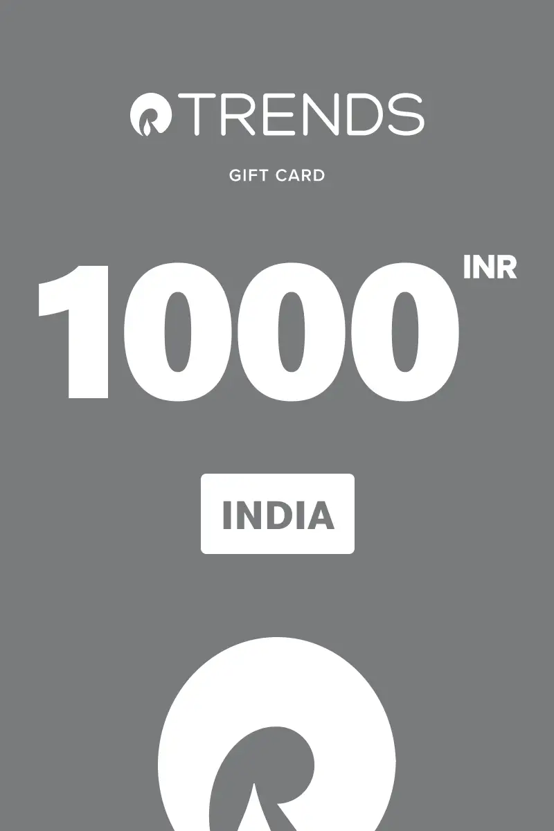 Reliance Trends 1000 INR Gift Card (India) - Digital Key