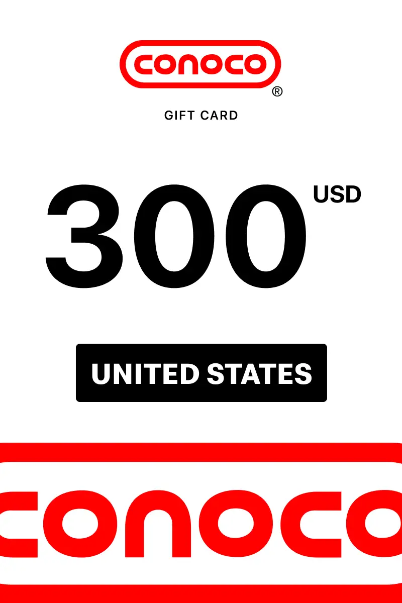 Conoco 300 USD Gift Card (United States) - Digital Key