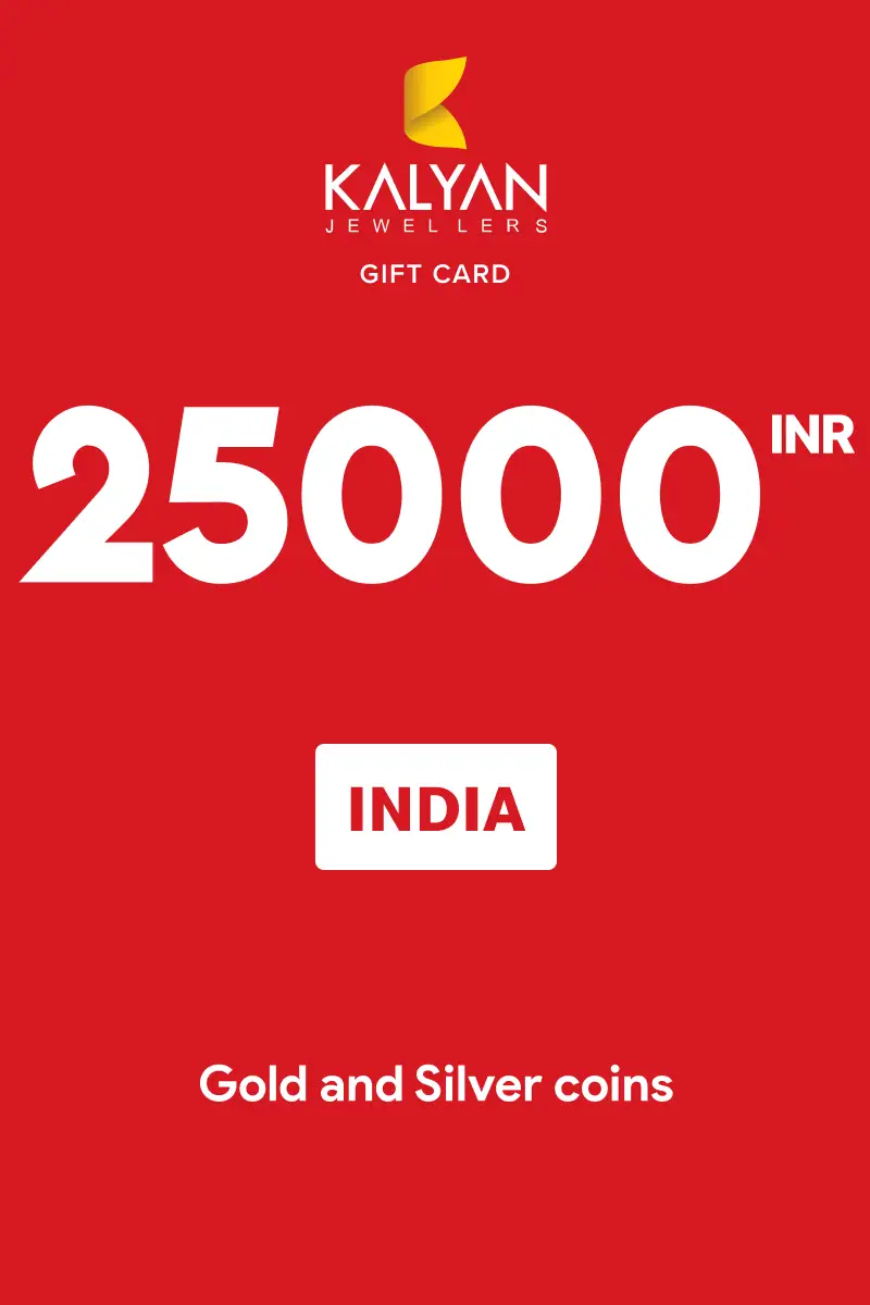 Kalyan Gold and Silver coins 25000 INR Gift Card (India) - Digital Key