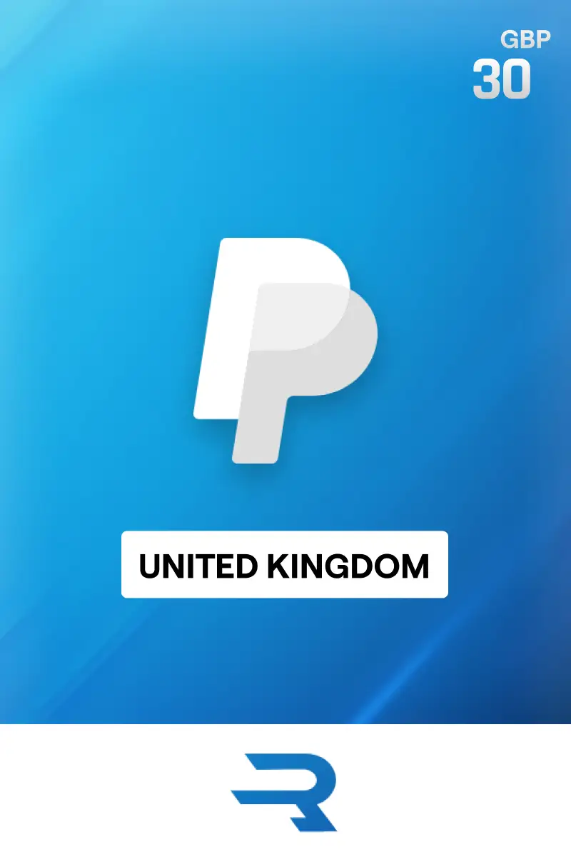 Rewarble Paypal 30 GBP Gift Card (United Kingdom) - Rewarble - Digital Key