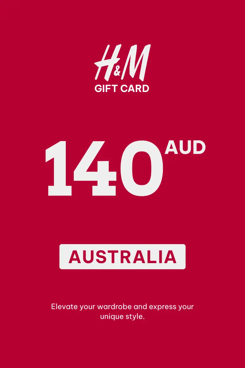 HandM 140 AUD Gift Card (Australia) - Digital Key