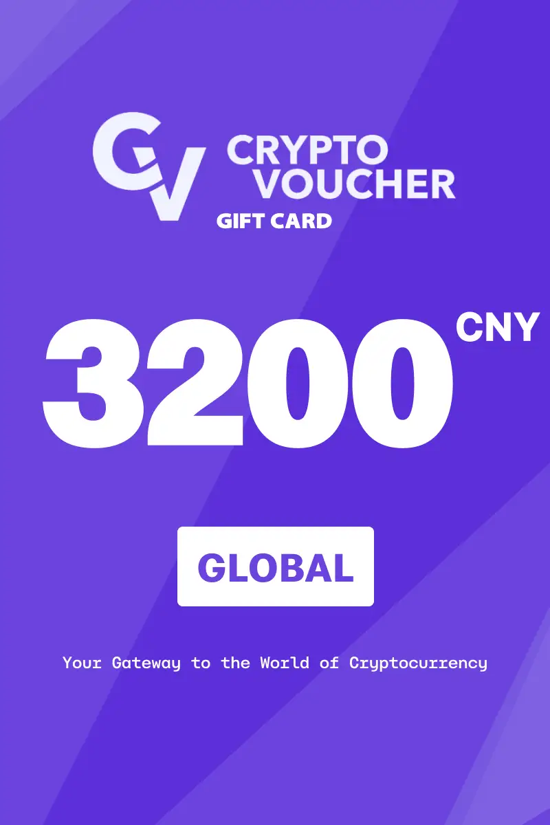 Crypto Voucher 3200 CNY Gift Card (Global) - Digital Key