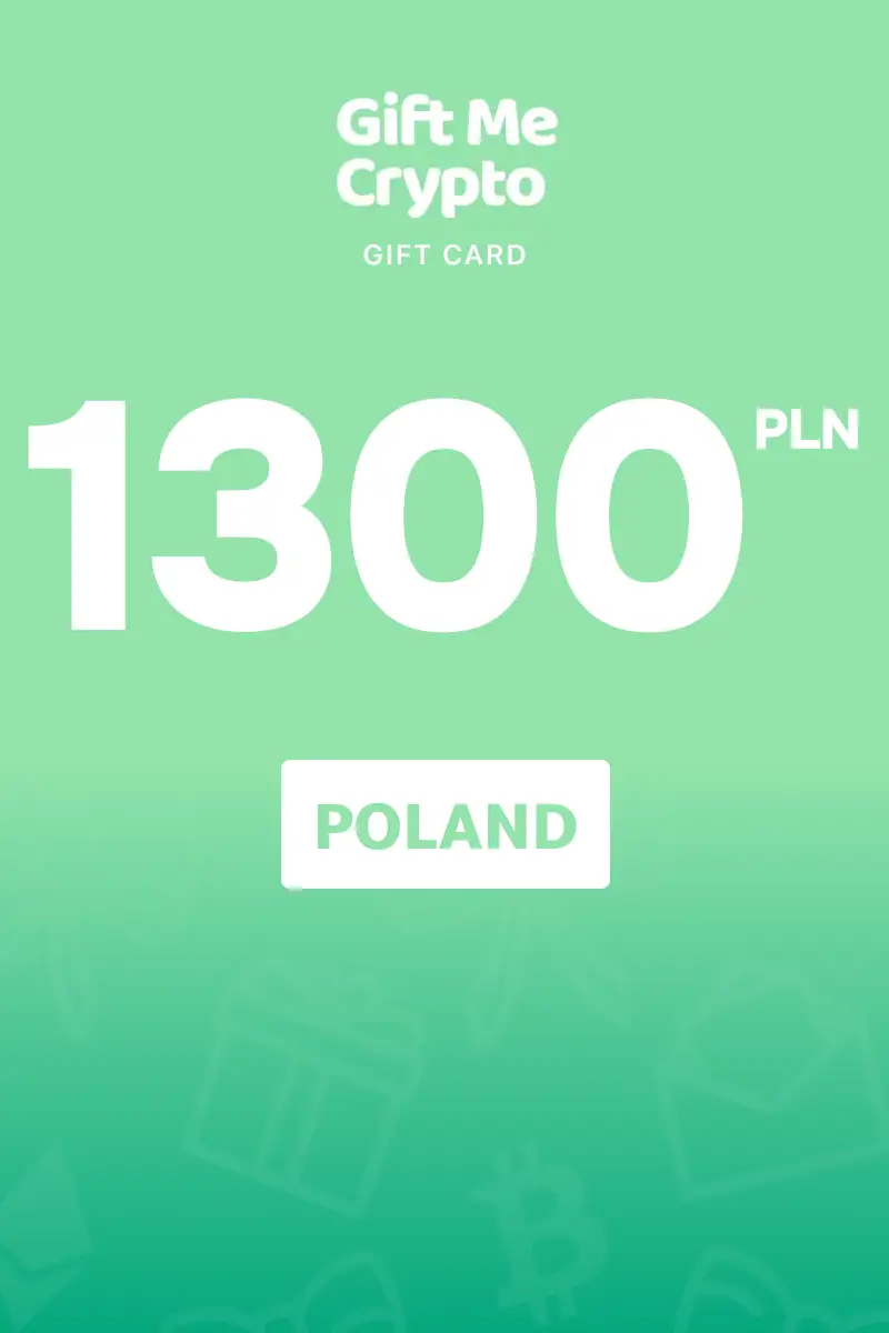 Gift Me Crypto 1300 PLN Gift Card (Poland) - Digital Key