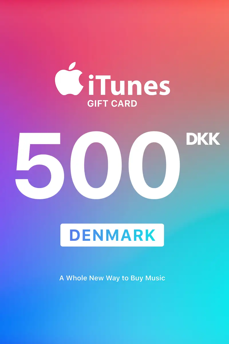 Apple iTunes 500 DKK Gift Card (Denmark) - Digital Key