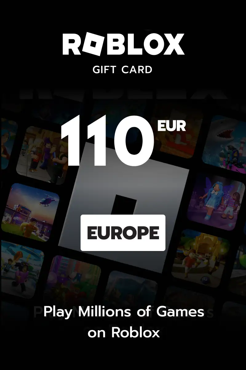 Roblox 110 EUR Gift Card (Europe) - Digital Key