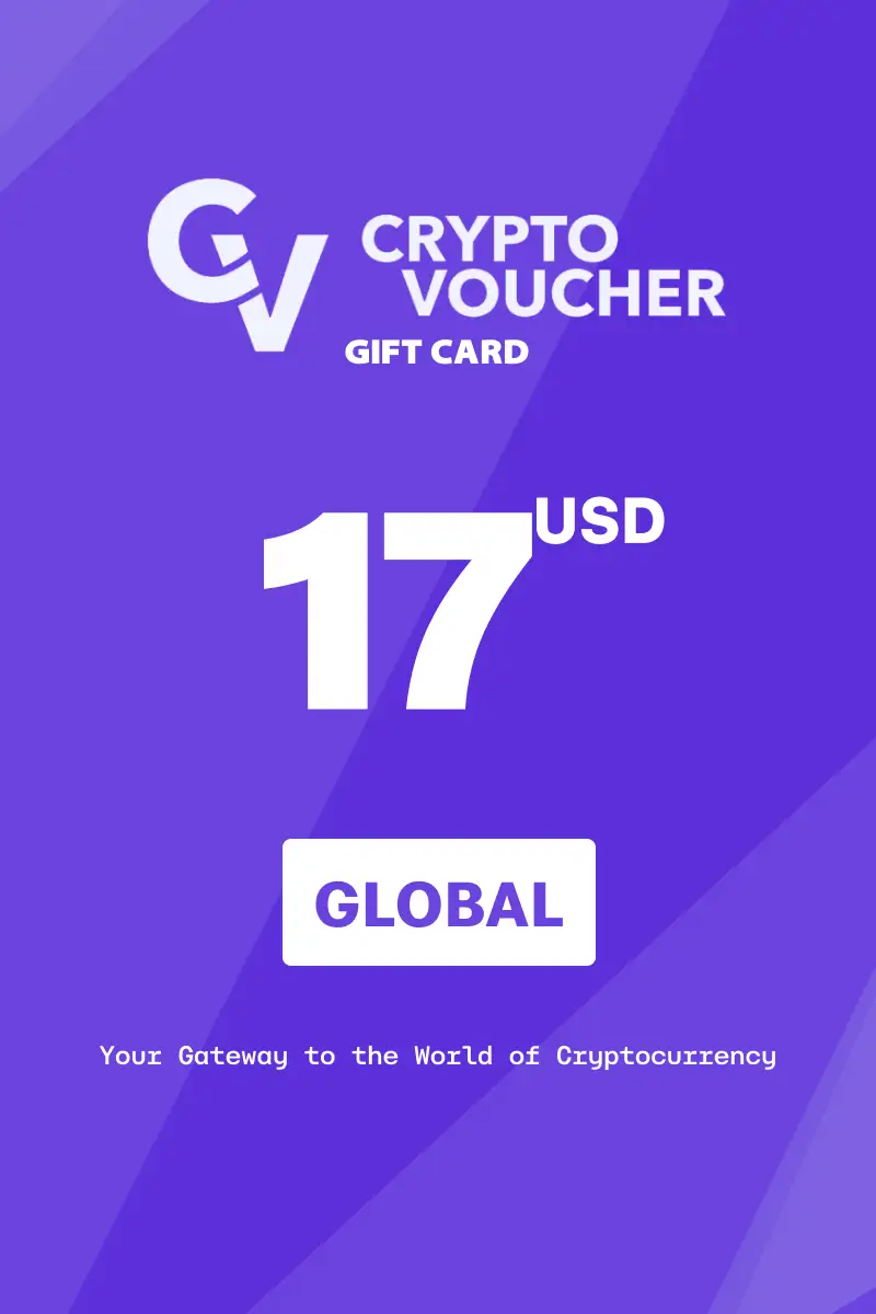 Crypto Voucher (BTC) 17 USD Gift Card (Global) - Digital Key