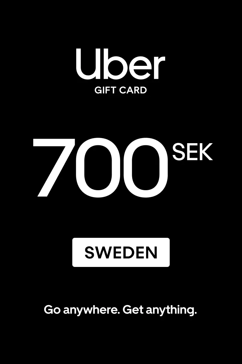 Uber 700 SEK Gift Card (Sweden) - Digital Key