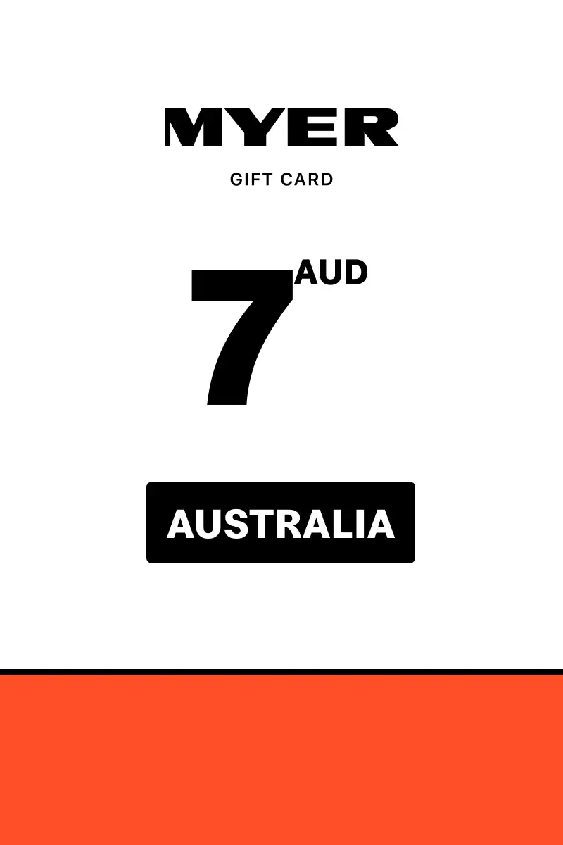 Myer 7 AUD Gift Card (Australia) - Digital Key