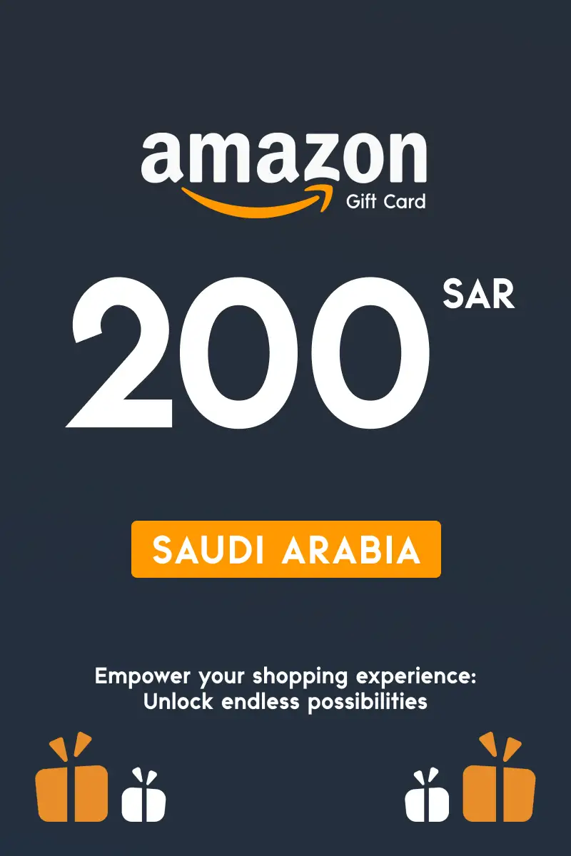 Amazon 200 SAR Gift Card (Saudi Arabia) - Digital Key