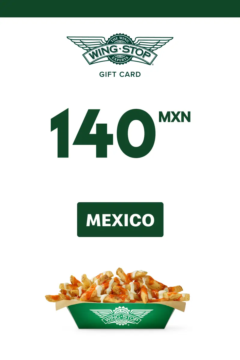 Wing Stop 140 MXN Gift Card (Mexico) - Digital Key