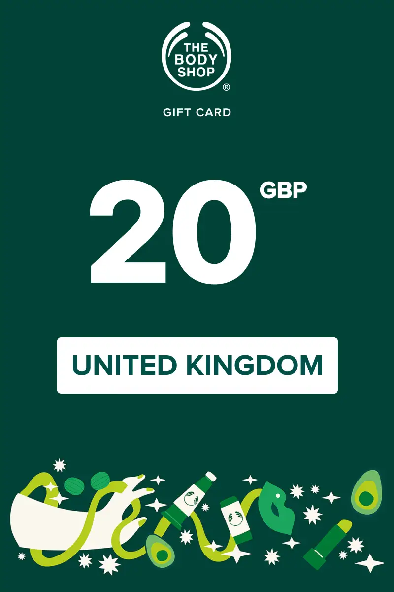 The Body Shop 20 GBP Gift Card (United Kingdom) - Digital Key