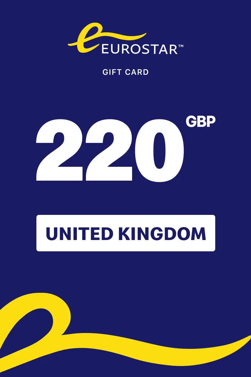 Eurostar 220 GBP Gift Card (United Kingdom) - Digital Key