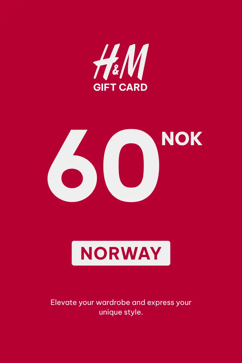 HandM 60 NOK Gift Card (Norway) - Digital Key