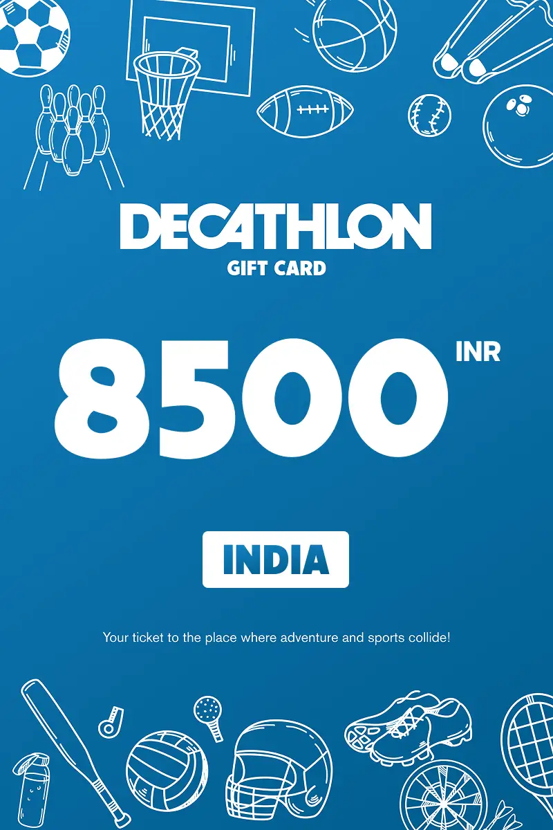 Decathlon 8500 INR Gift Card (India) - Digital Key