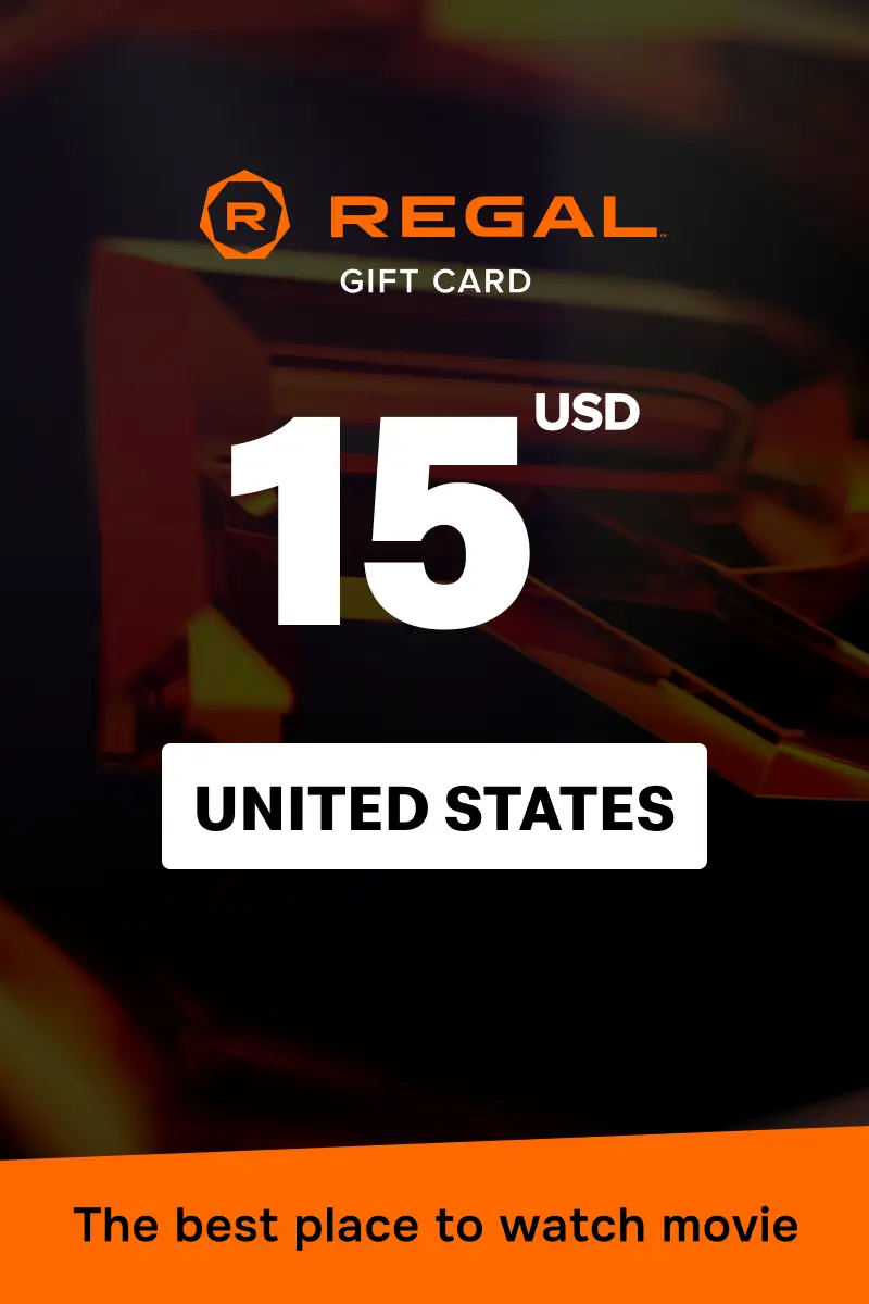 Regal Cinemas 15 USD Gift Card (United States) - Digital Key