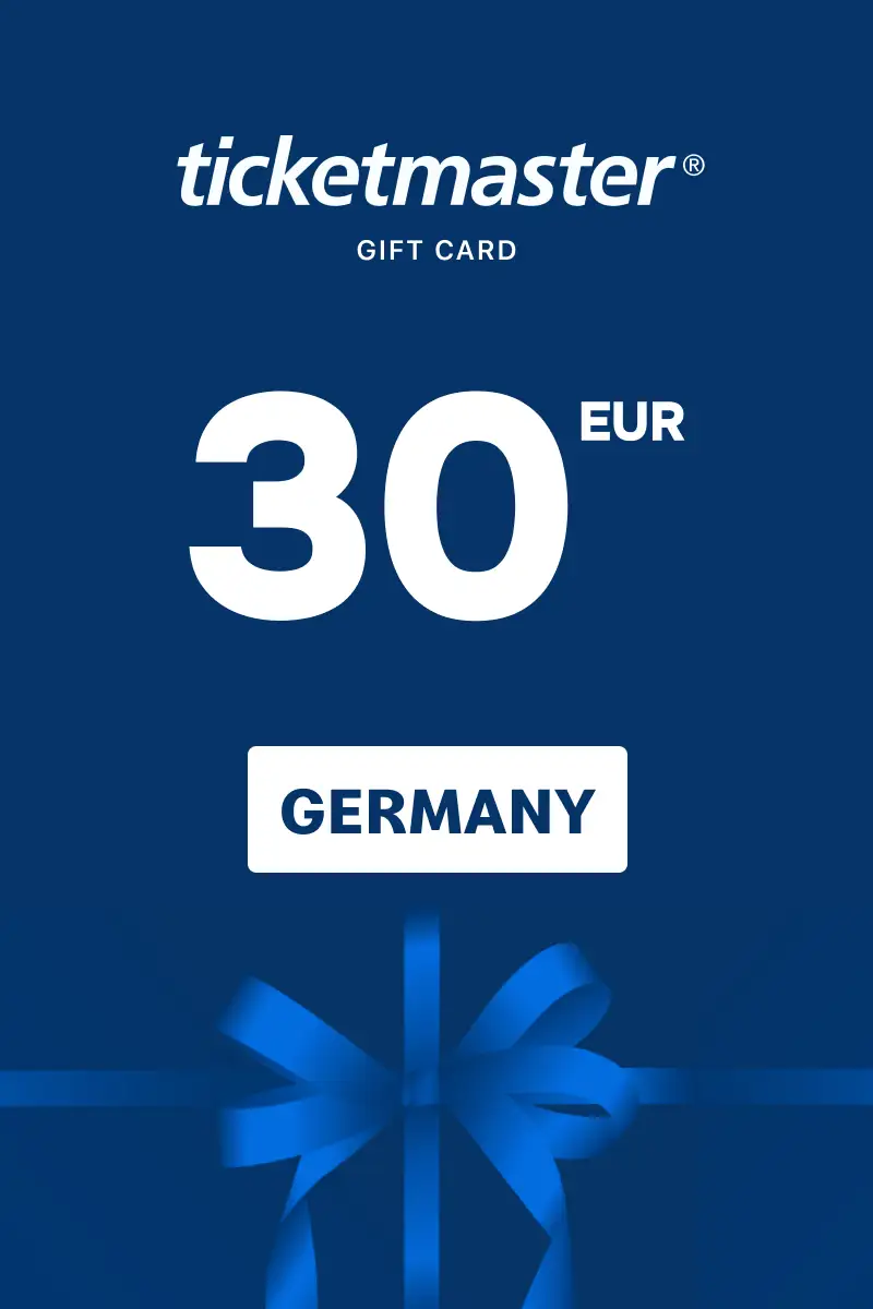 Ticketmaster 30 EUR Gift Card (Germany) - Digital Key
