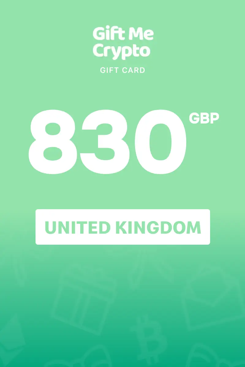 Gift Me Crypto (ETH) 830 GBP Gift Card (United Kingdom) - Digital Key