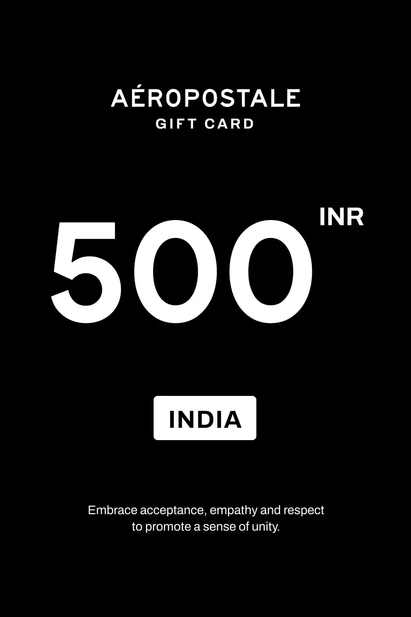 Aeropostale 500 INR Gift Card (India) - Digital Key