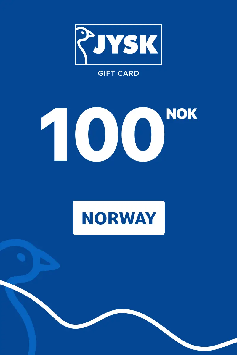 JYSK 100 NOK Gift Card (Norway) - Digital Key