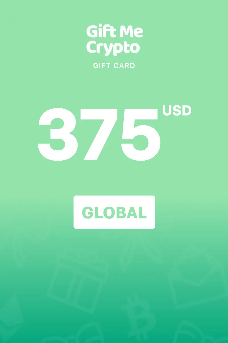 Gift Me Crypto 375 USD Gift Card (Global) - Digital Key