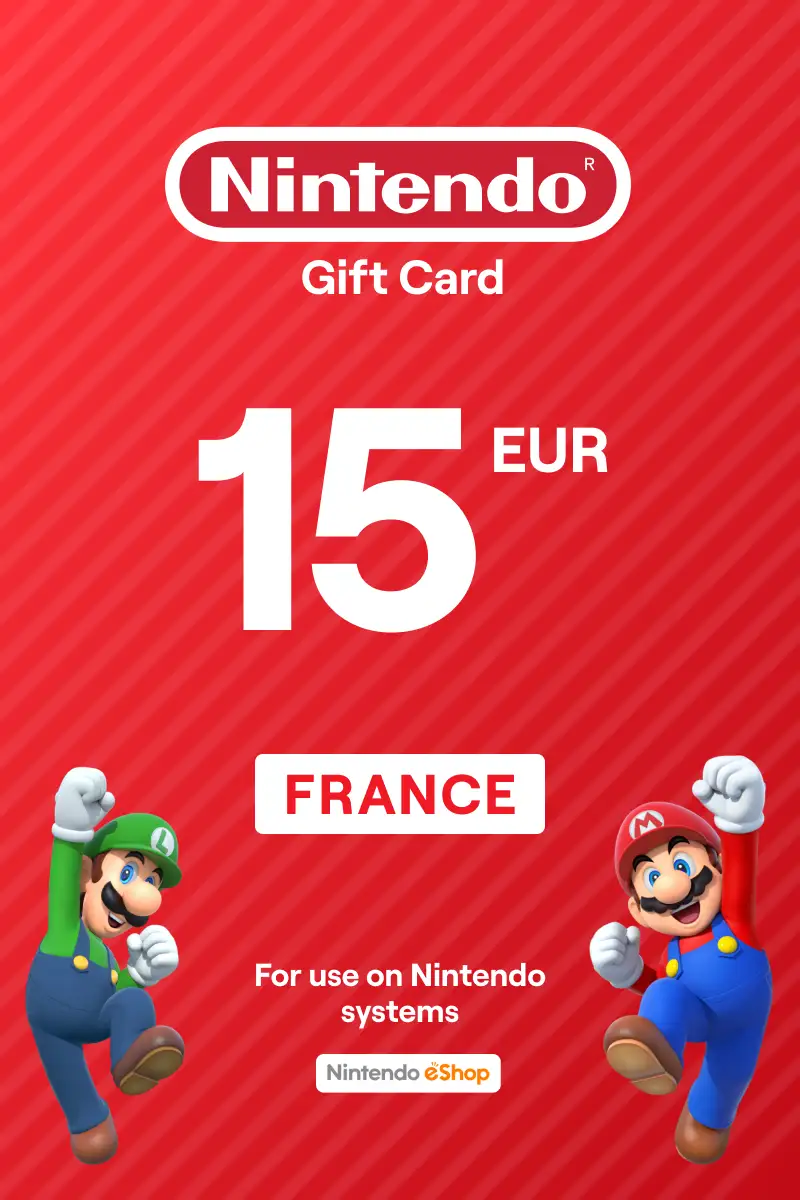 Nintendo eShop 15 EUR Gift Card (France) - Digital Key