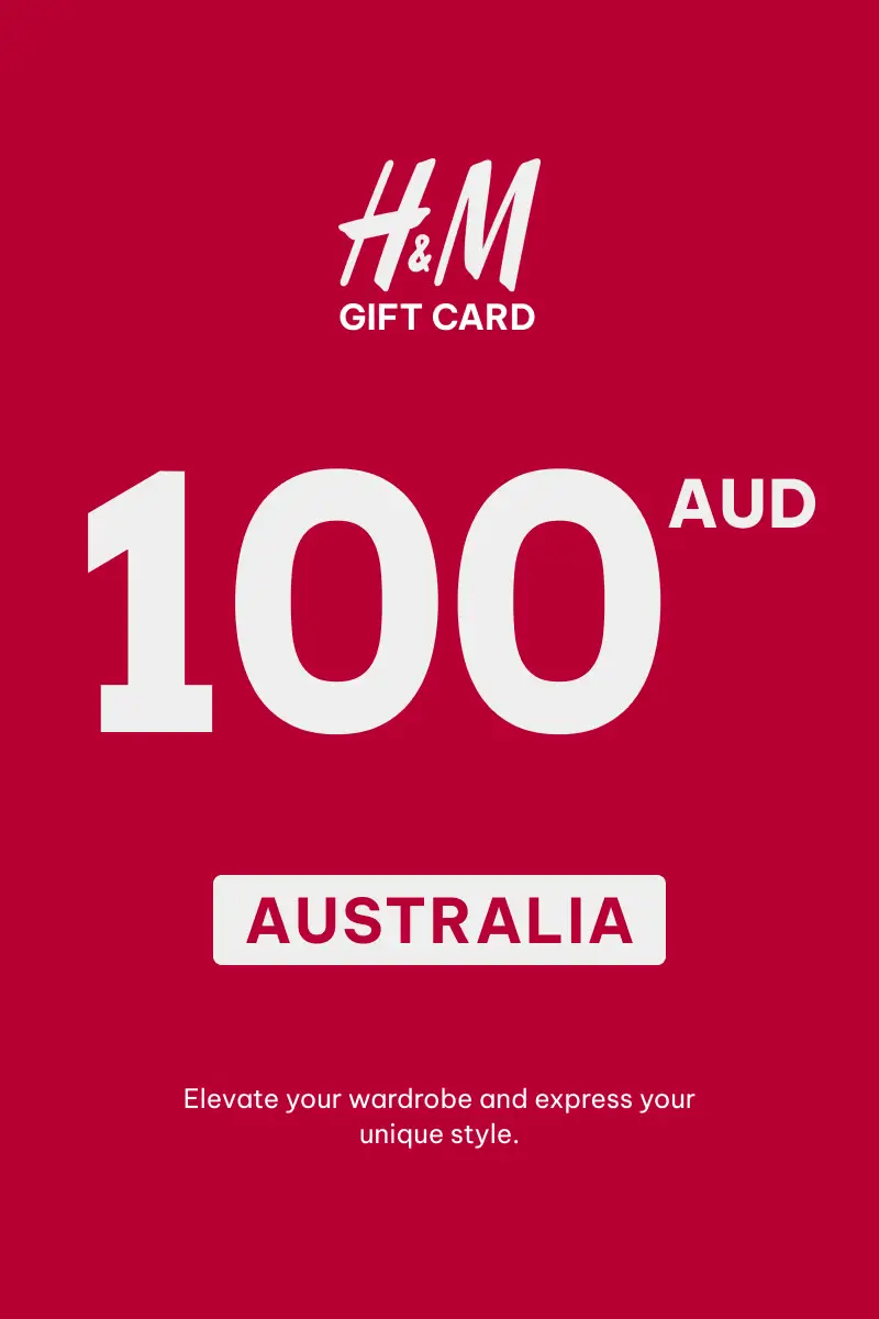 HandM 100 AUD Gift Card (Australia) - Digital Key