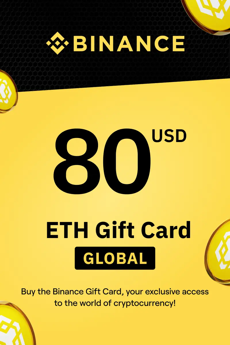 Binance (ETH) 80 USD Gift Card (Global) - Digital Key