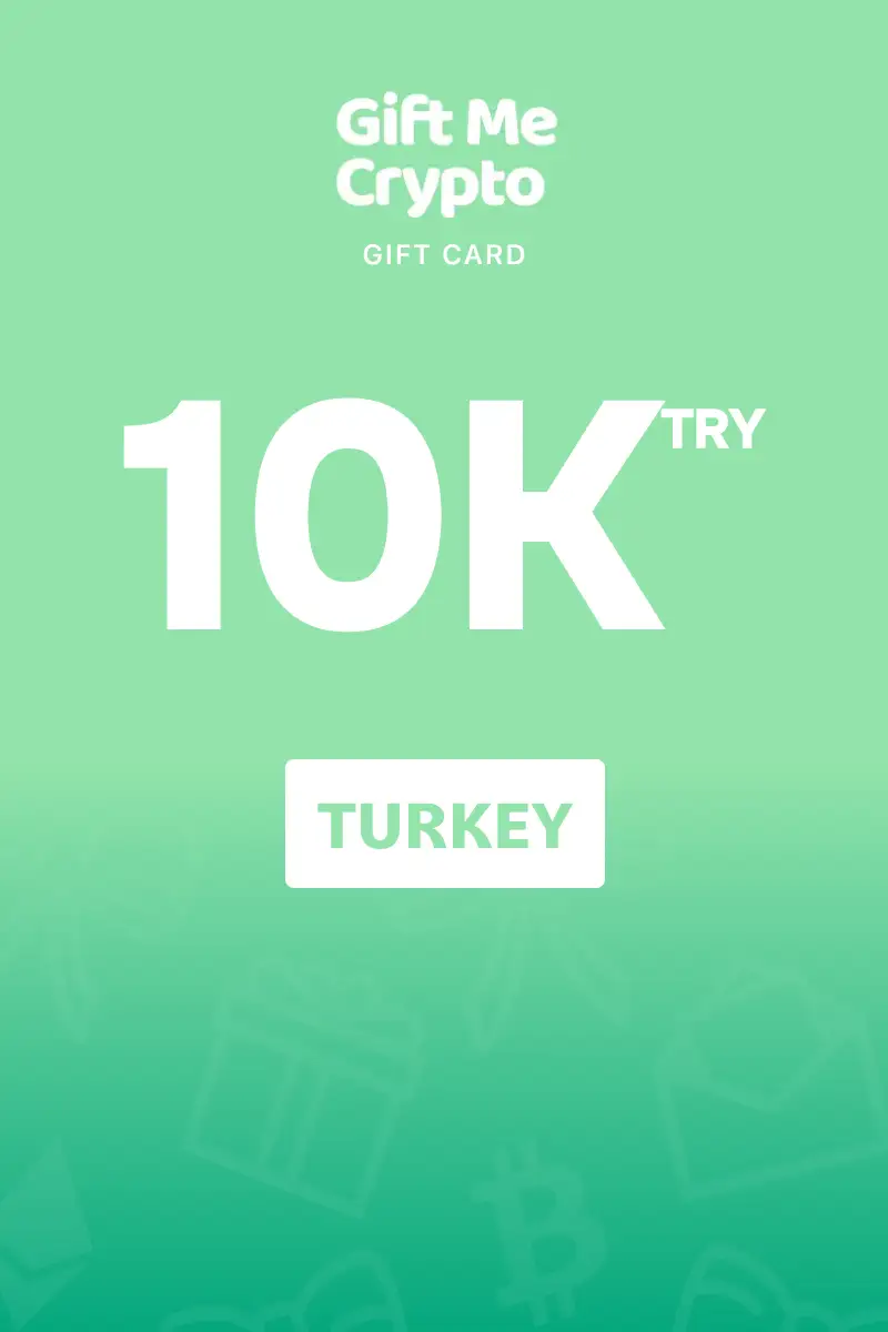 Gift Me Crypto 10000 TRY Gift Card (Turkey) - Digital Key