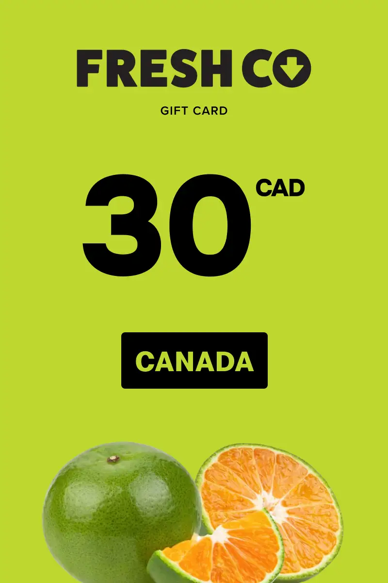 FreshCo 30 CAD Gift Card (Canada) - Digital Key