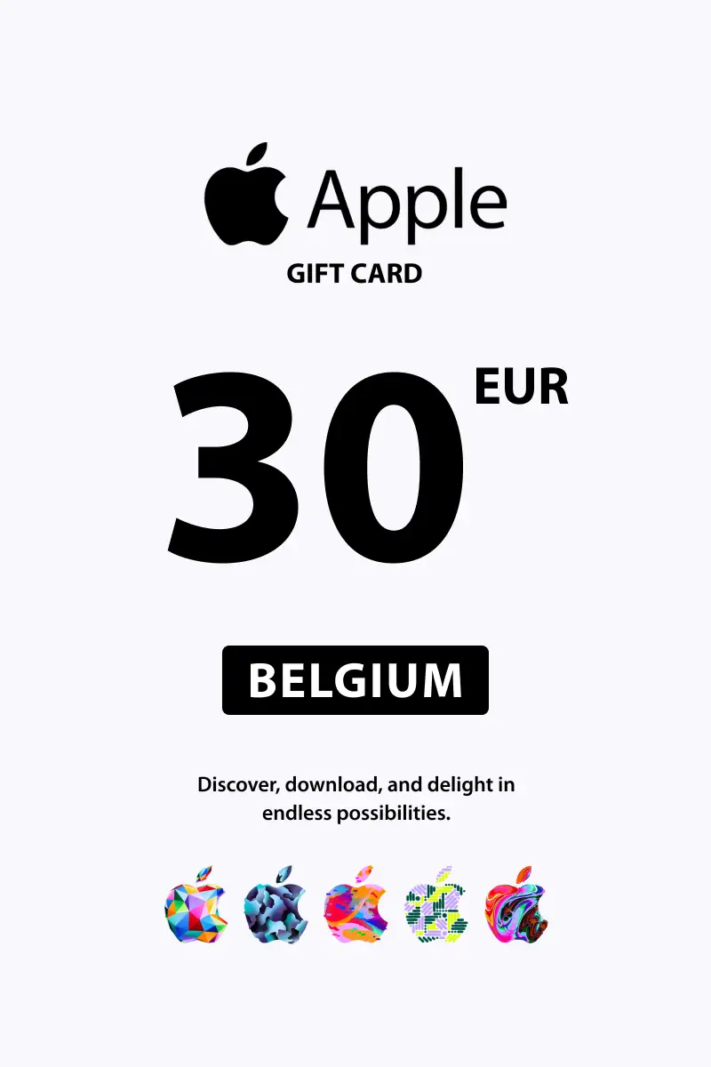 Apple 30 EUR Gift Card (Belgium) - Digital Key