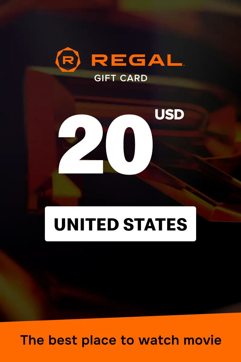 Regal Cinemas 20 USD Gift Card (United States) - Digital Key