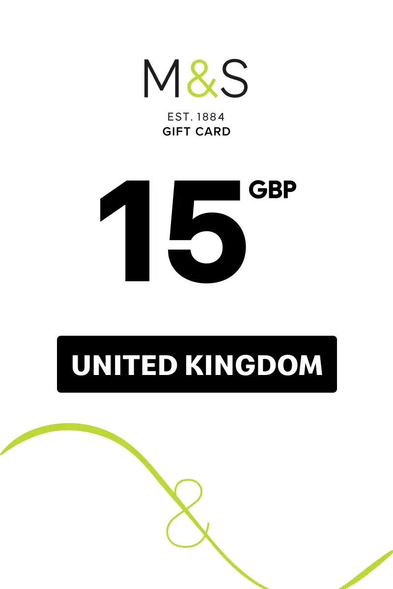 Marks and Spencer 15 GBP Gift Card (United Kingdom) - Digital Key