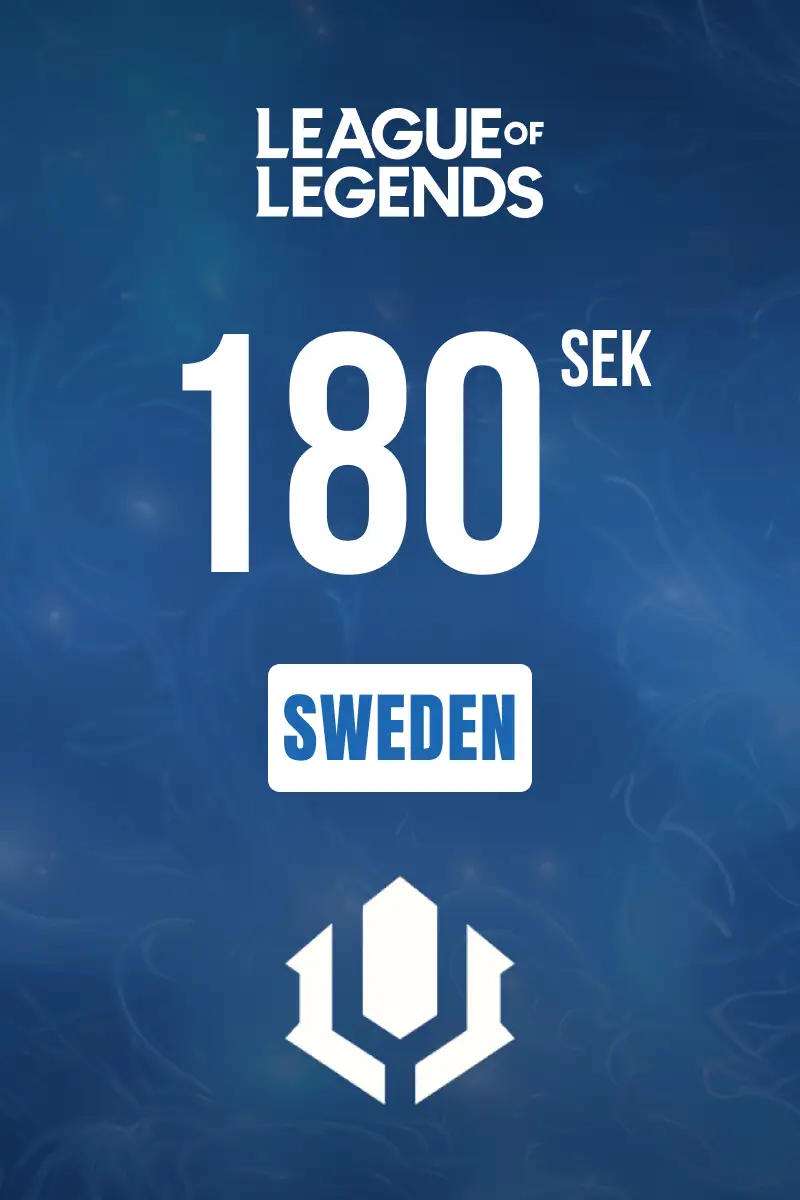League of legends 180 SEK Gift Card (Sweden) - Digital Key