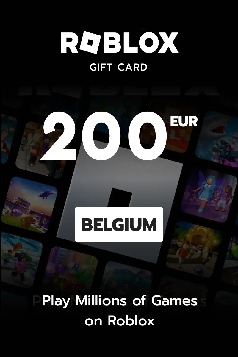 Roblox 200 EUR Gift Card (Belgium) - Digital Key