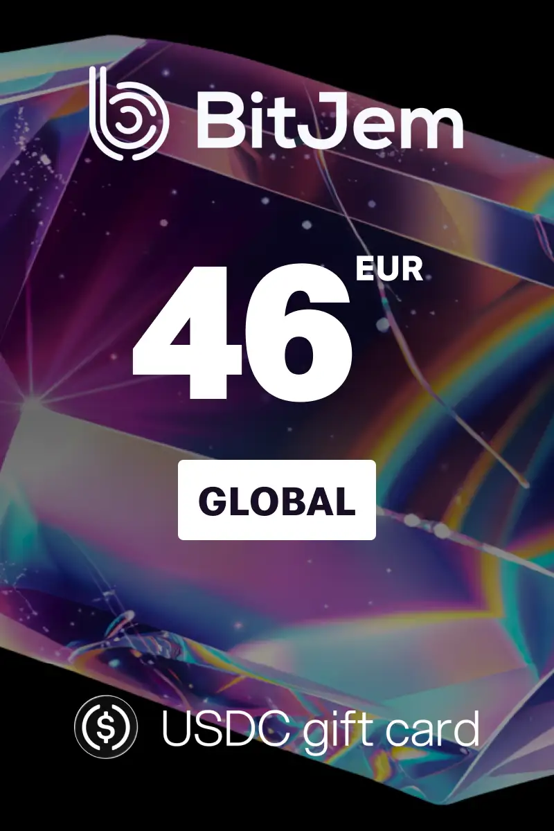 BitJem (USDC) 46 EUR Crypto Gift Card (Global) - Digital Key