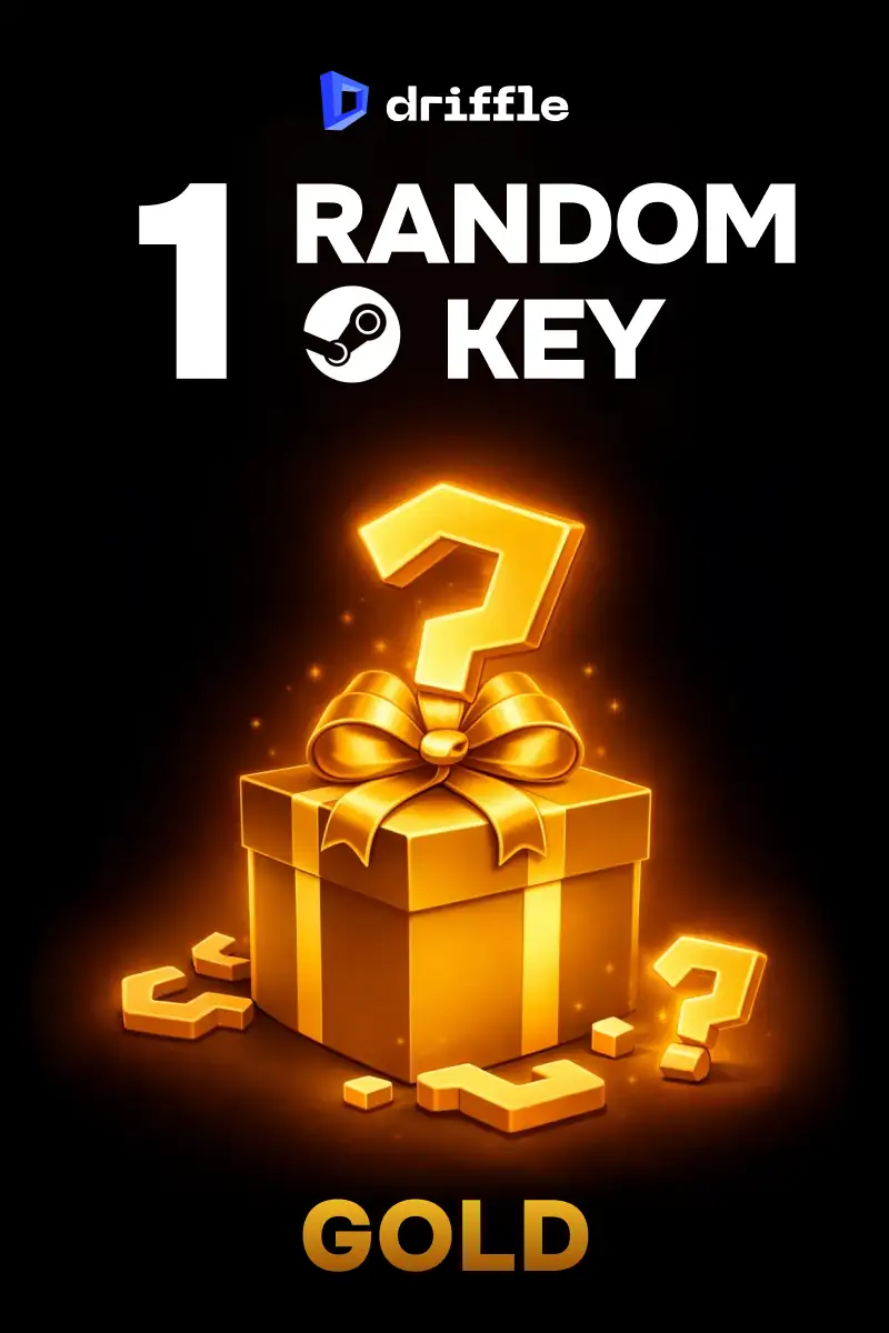 1 Random Steam Game - Gold (Global) (PC) - Steam - Digital Key