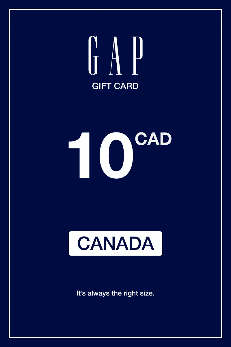 Gap 10 CAD Gift Card (Canada) - Digital Key