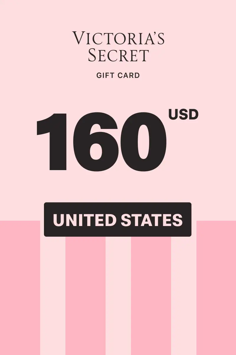 Victoria's Secret Pink 160 USD Gift Card (United States) - Digital Key