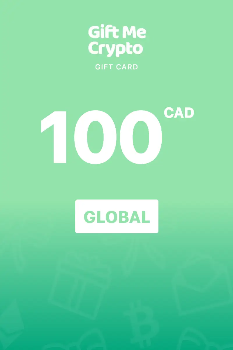 Gift Me Crypto 100 CAD Gift Card (Global) - Digital Key