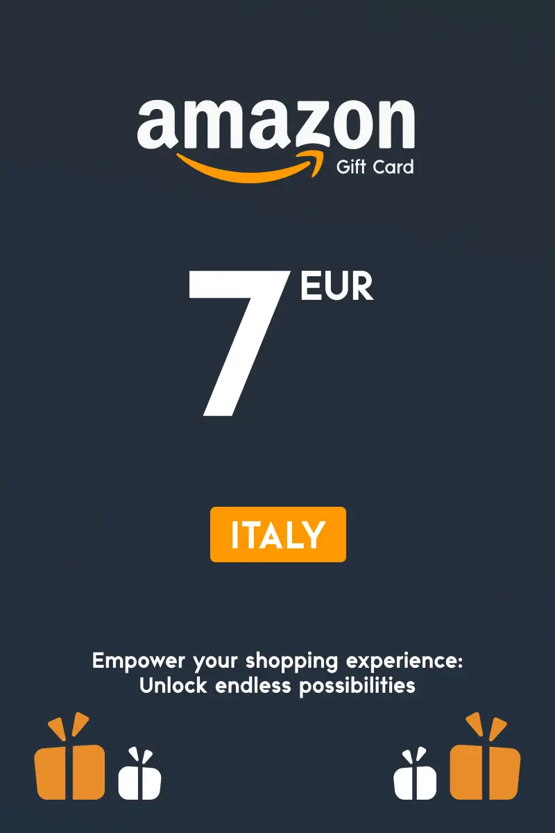 Amazon 7 EUR Gift Card (Italy) - Digital Key