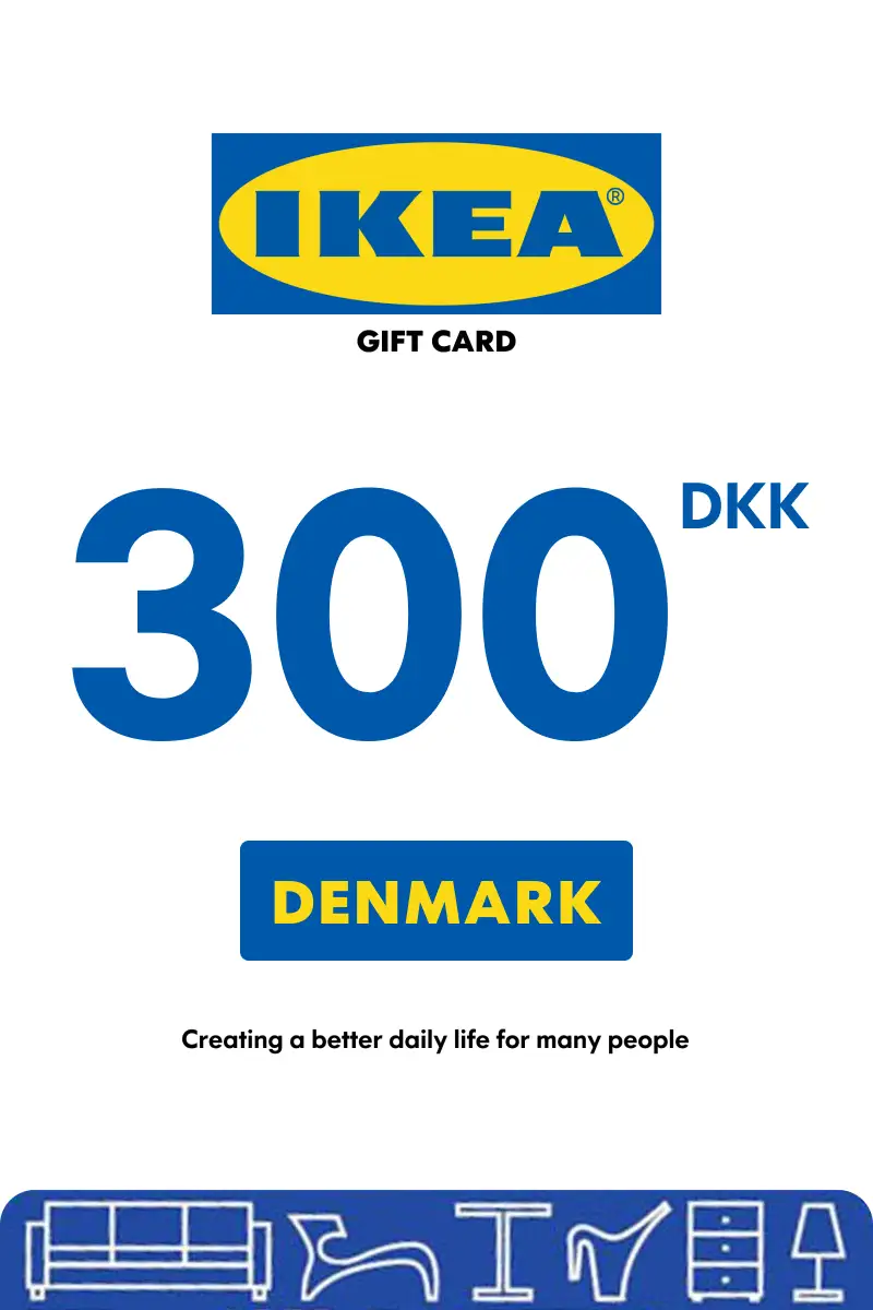 IKEA 300 DKK Gift Card (Denmark) - Digital Key