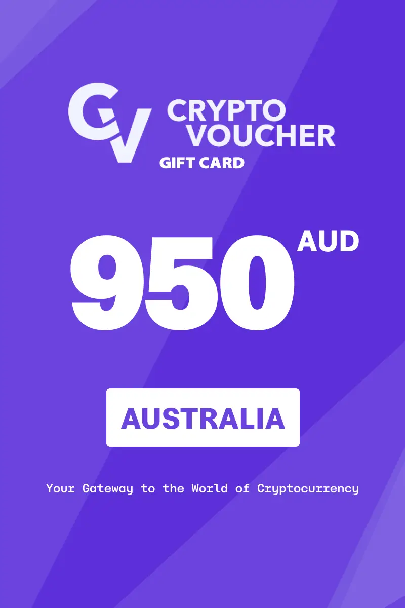 Crypto Voucher 950 AUD Gift Card (Australia) - Digital Key