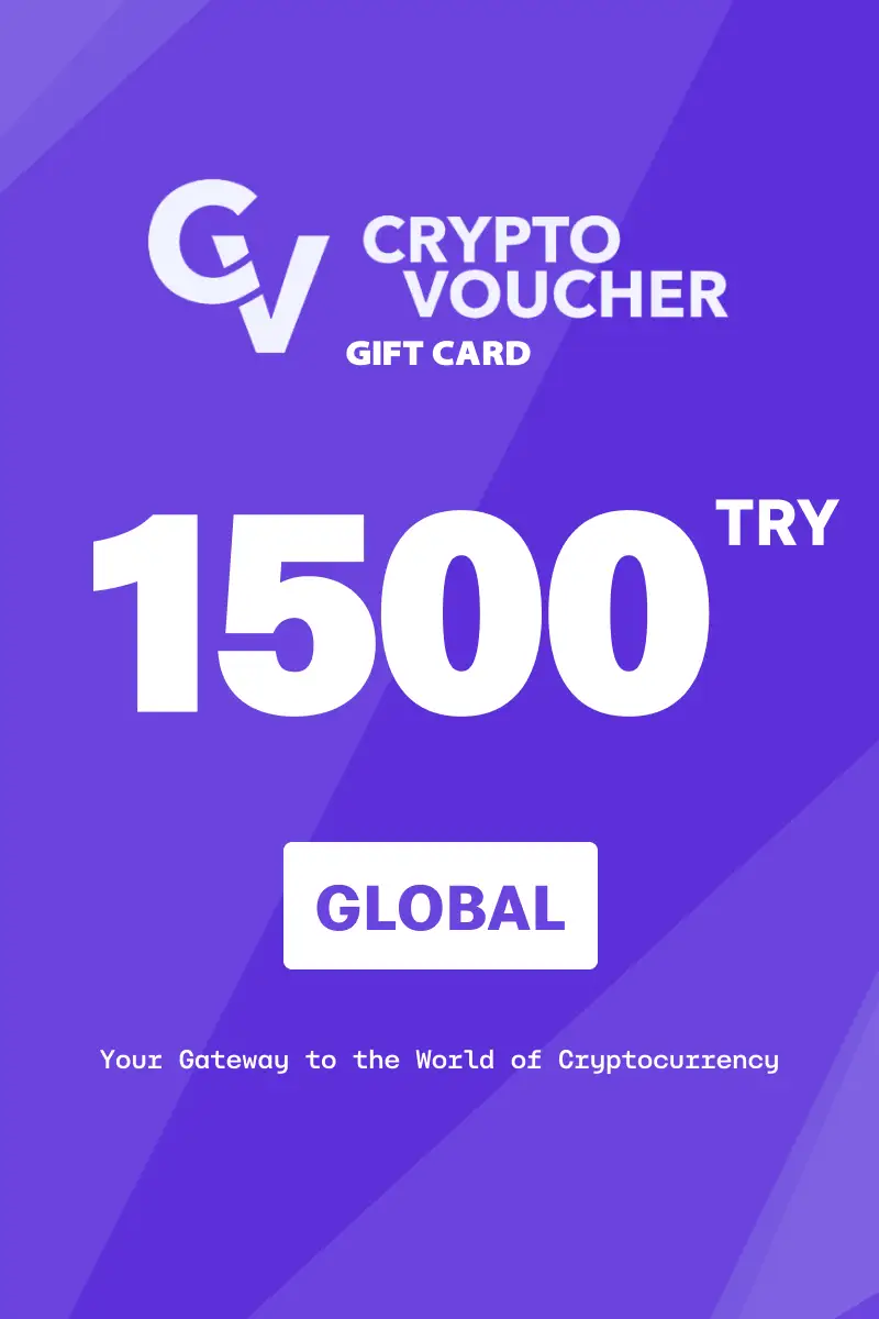 Crypto Voucher 1500 TRY Gift Card (Global) - Digital Key