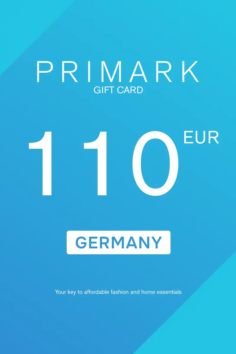 Primark 110 EUR Gift Card (Germany) - Digital Key